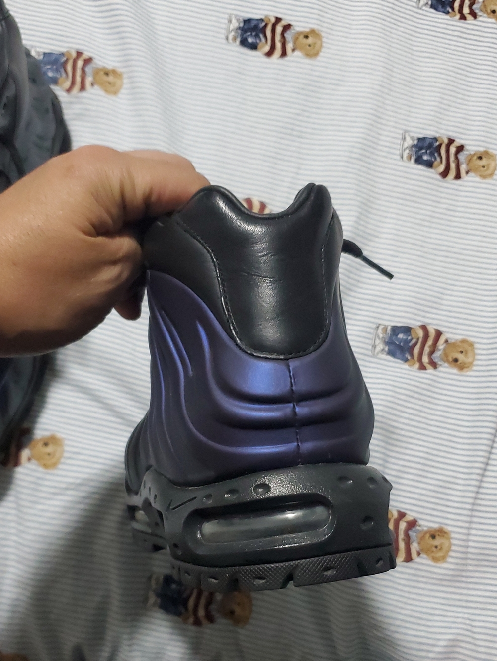Nike Men's Air Max Foamposite Acg Rare Eggplant Vintage Sneaker Acg  Boot  Sz 10 - Picture 4 of 10